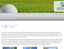 Tablet Screenshot of managedbyaffinity.com